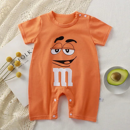 2023 Summer Infant Toddler Bodysuits Baby Boys Girls Cotton One-Pieces Newborn Casual Soft Short Sleeve Romper Jumpsuit Romper