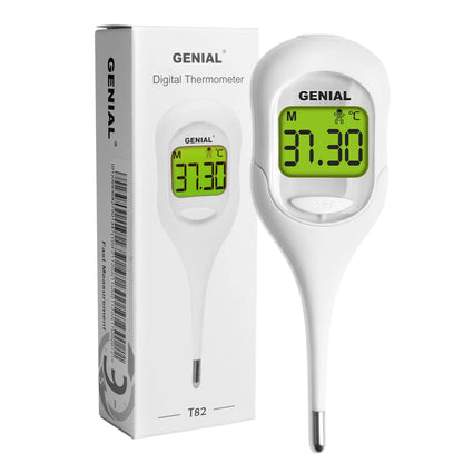 8 Sec Fast Reading Digital Oral Thermometer for Adult, Kid and Baby, Oral,Underarm Temperature Measurement for Fever