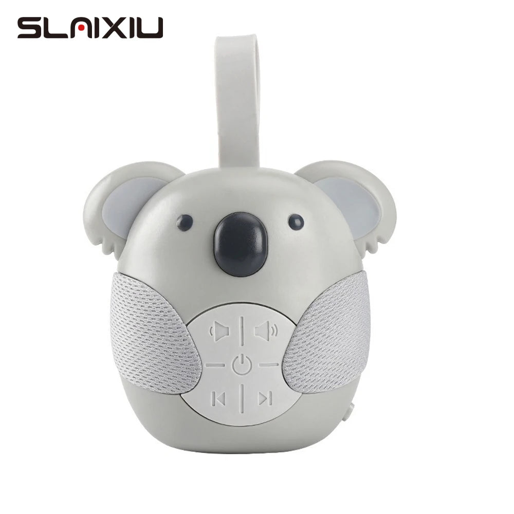 Portable White Noise Machine Baby Soother with 10 Light Music for Toddlers Timed Shutdown Sleep Sound Machine