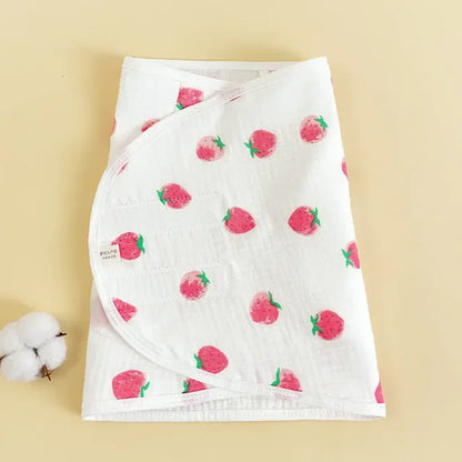 Baby Swaddle Blanket 0-6 Months Strap Protect Belly Baby Sleeping Blanket Wrap for New Born Thin-Style for Summer