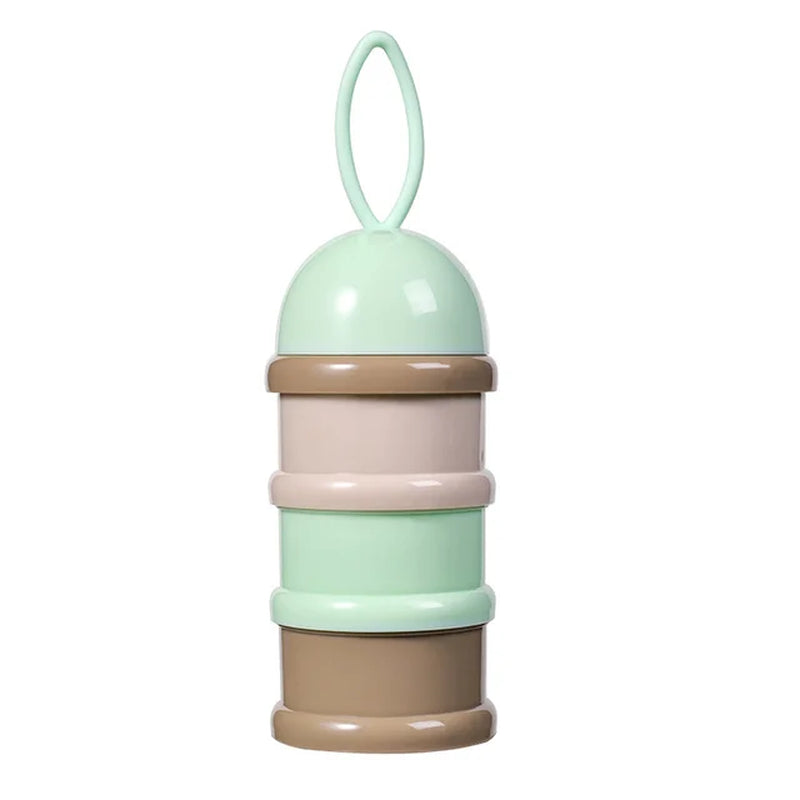 Portable Baby Milk Powder Container 3 Layer Food Container Infant Feeding Mix Container Layered Milk Powder Dispenser Snack Cup