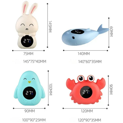 Baby Bath Temperature Meter Floating Digital Water Baby Bath Temperature Meter LED Display Temperature Tester Safety Cartoon