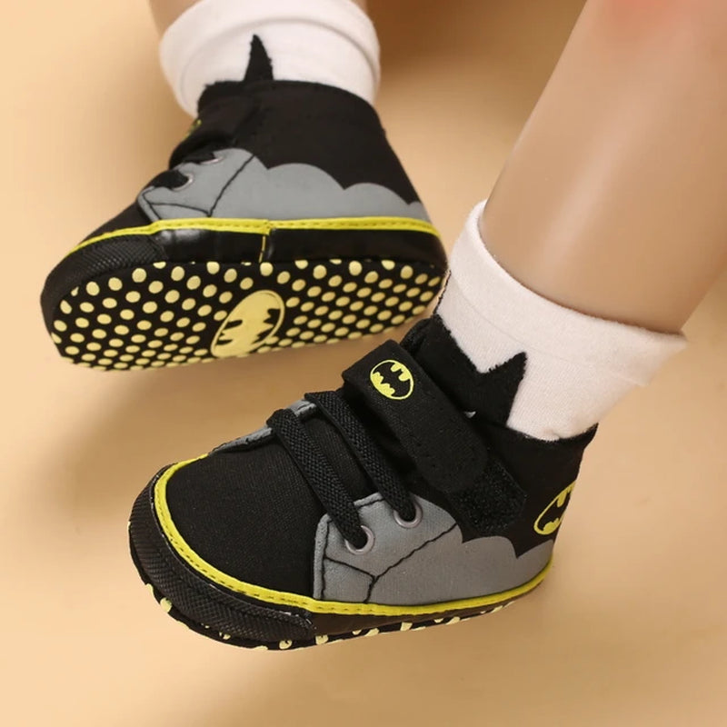 Newborn Boys' Middle Top and High Top Fashion Sneakers Boys' and Girls' Casual Soft Cloth Bottom anti Slip First Walkering Shoes